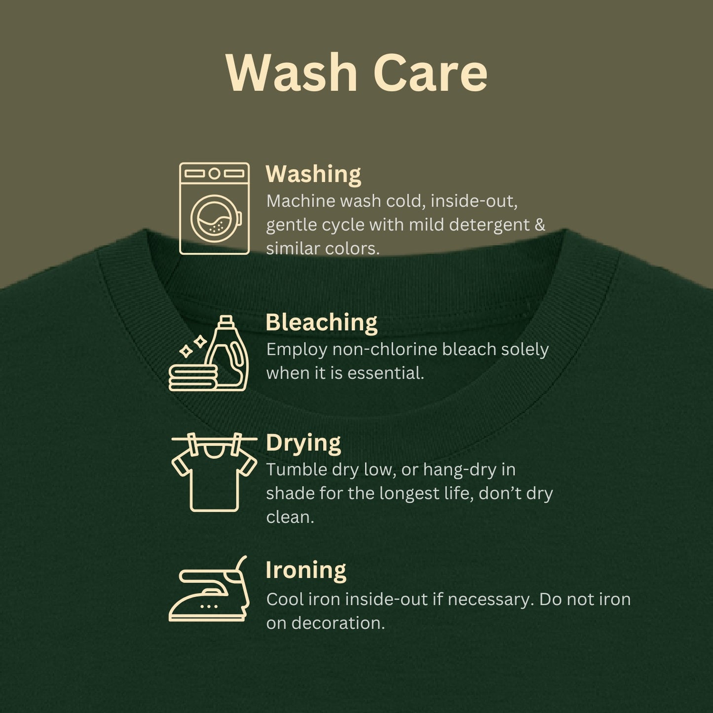 Unisex Regular Fit 100% Cotton T-Shirt | Bottle Green