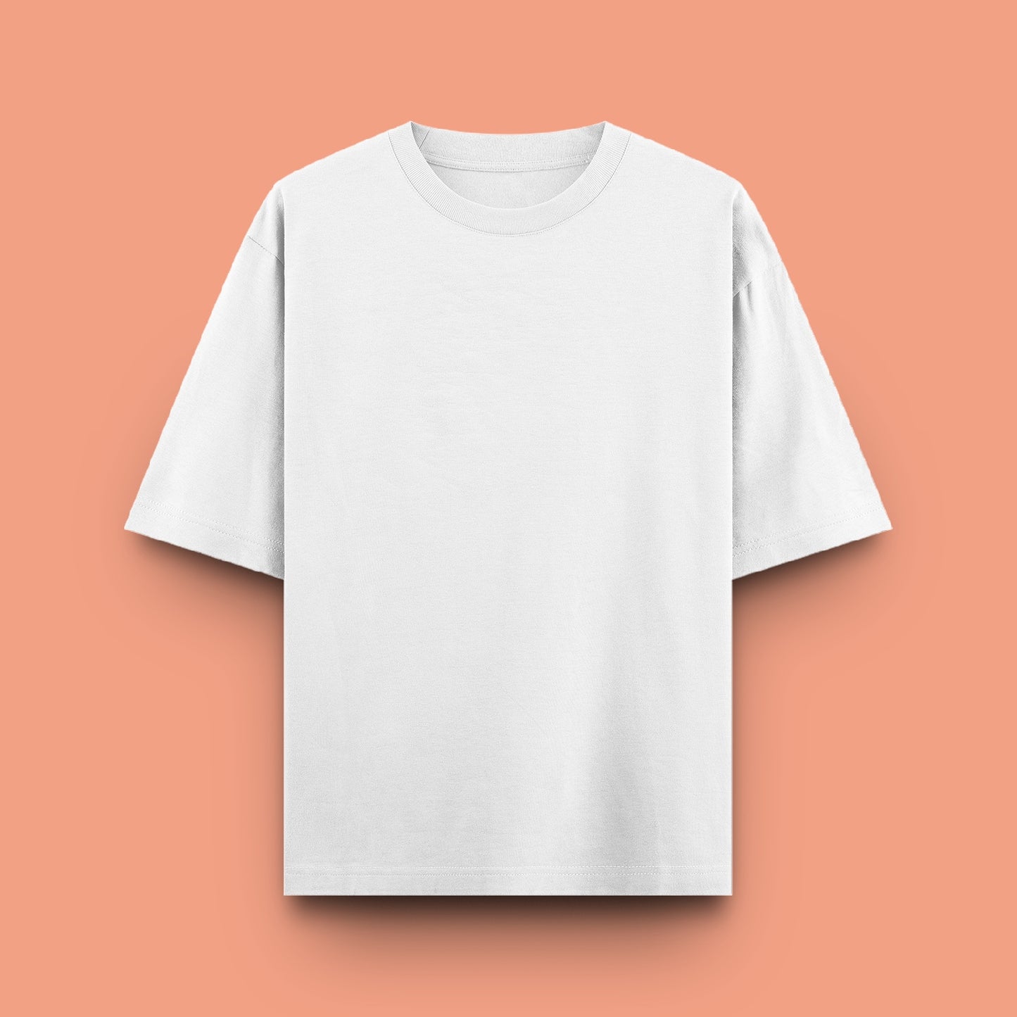 Unisex Oversized 100% Cotton T-Shirt | White