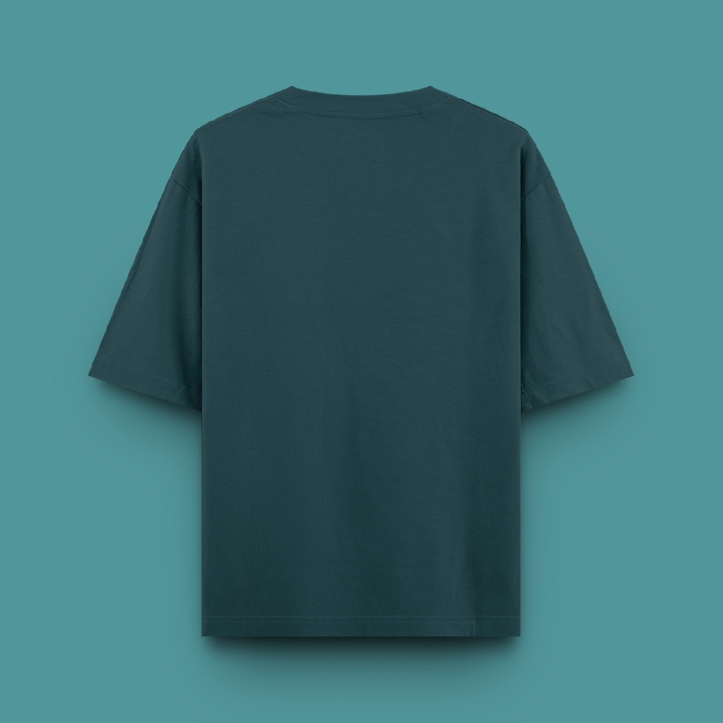 Unisex Oversized 100% Cotton T-Shirt | Petrol Blue