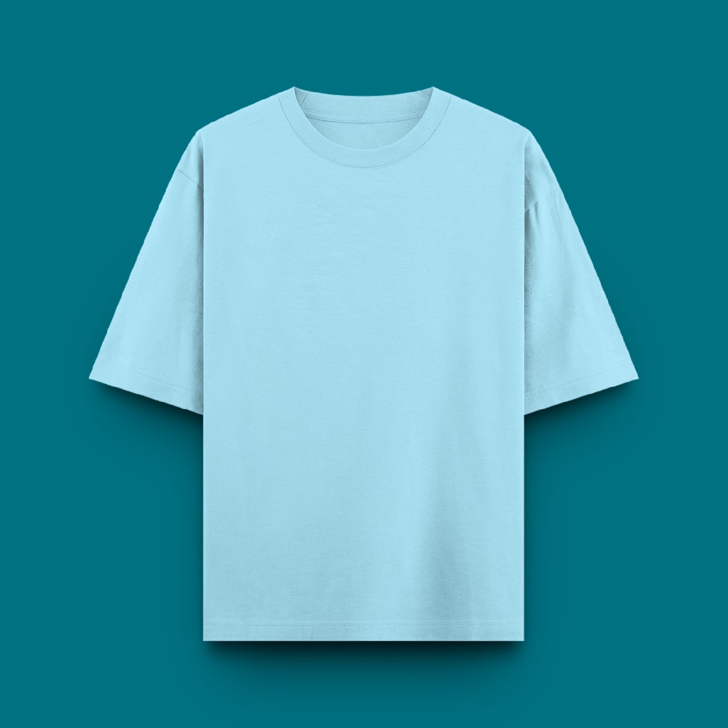 Unisex Oversized 100% Cotton T-Shirt | Baby Blue