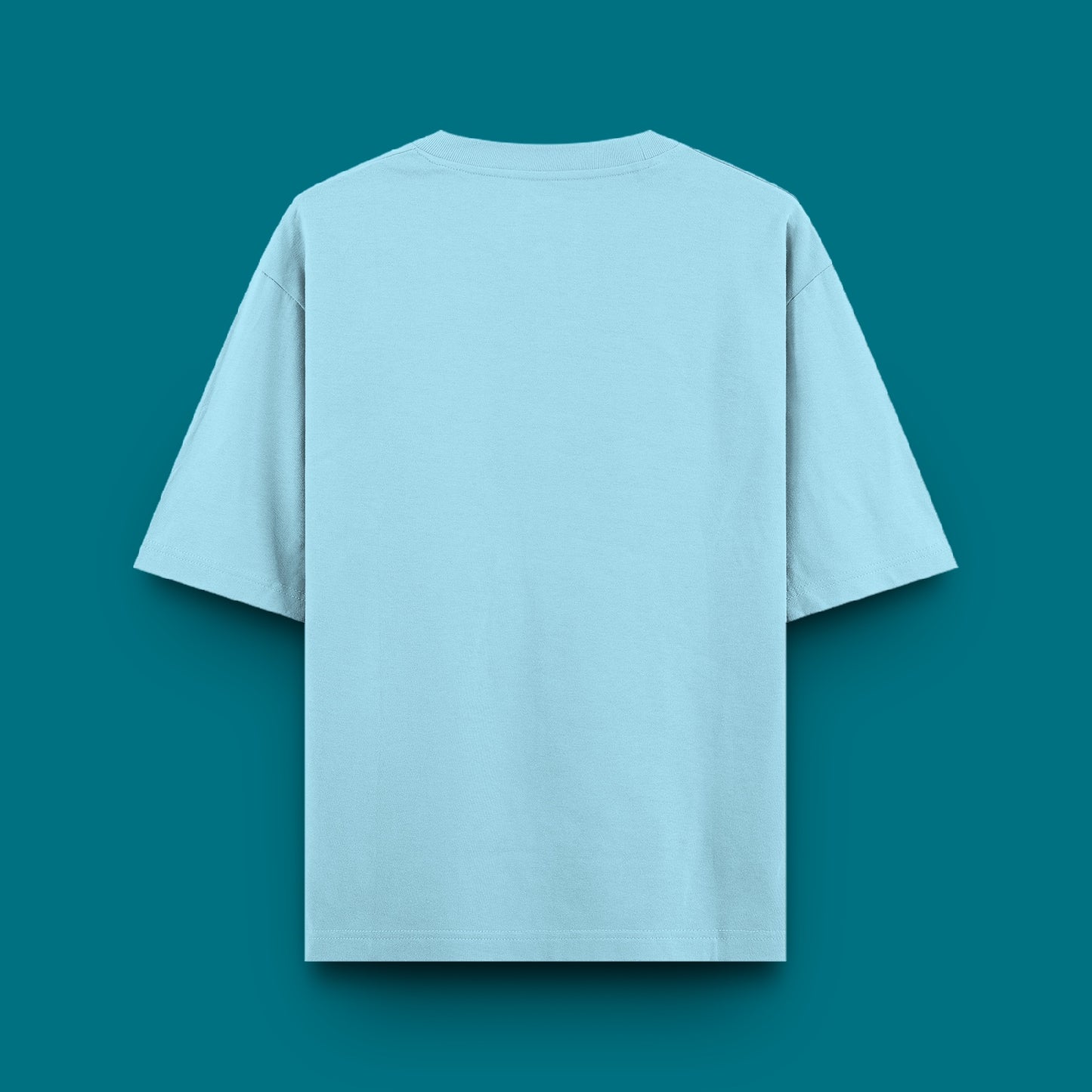 Unisex Oversized 100% Cotton T-Shirt | Baby Blue