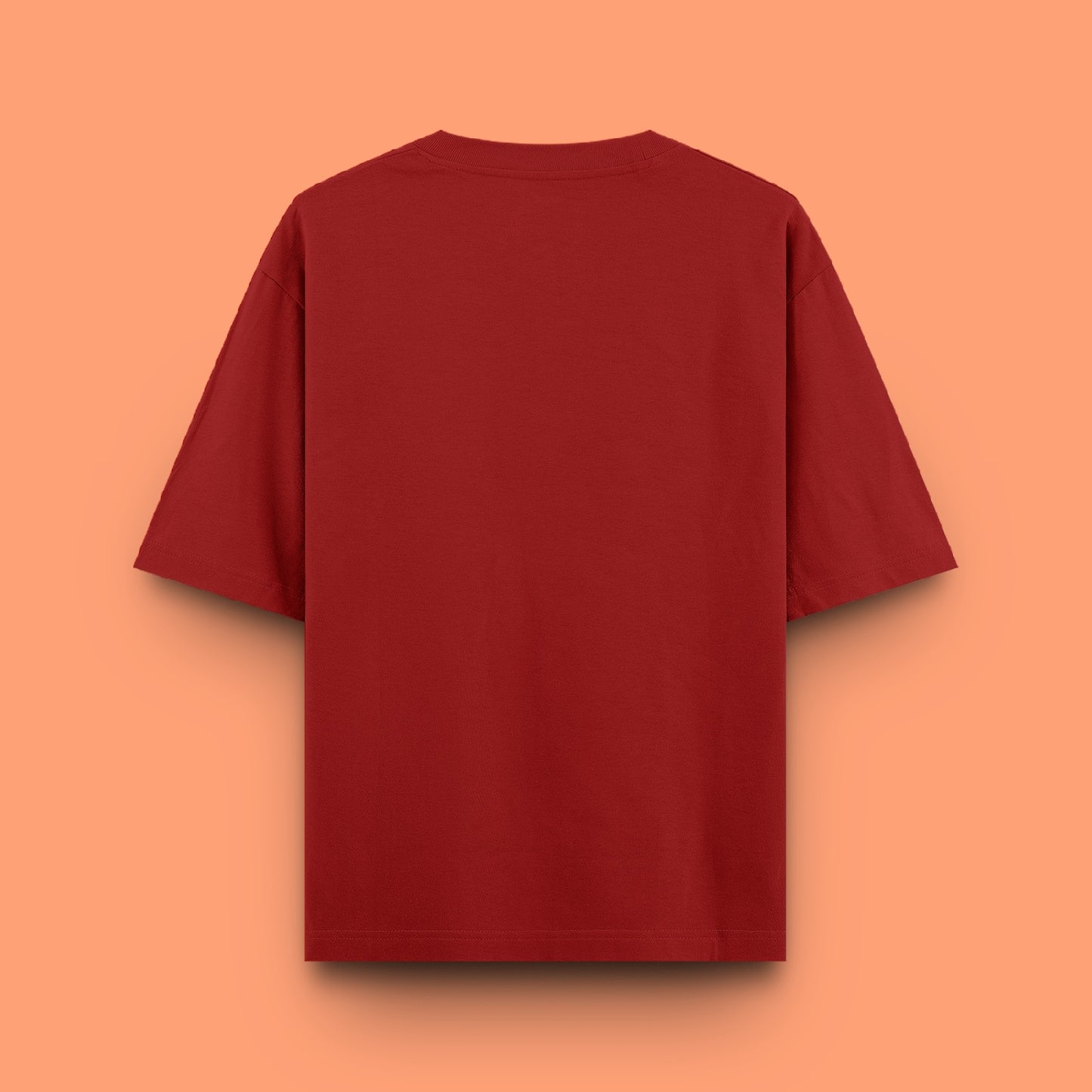 Unisex Oversized 100% Cotton T-Shirt | Red