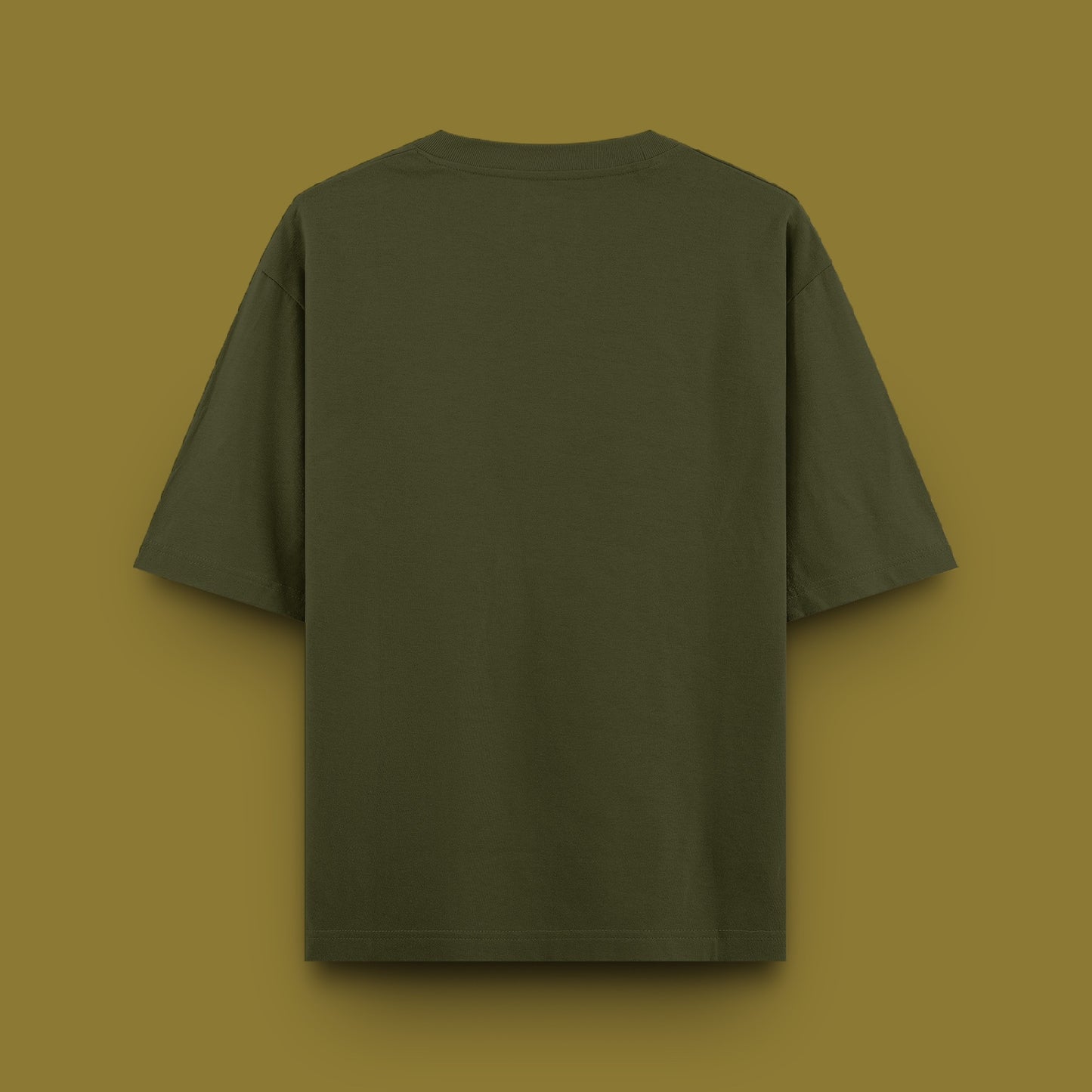 Unisex Oversized 100% Cotton T-Shirt | Olive Green