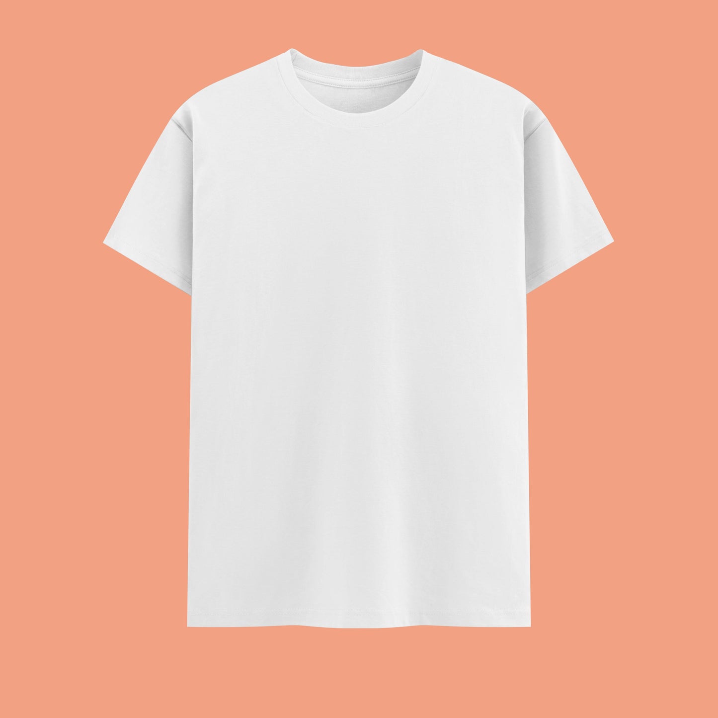 Unisex Regular Fit 100% Cotton T-Shirt | White