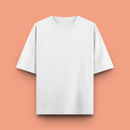 Unisex Oversized 100% Cotton T-Shirt |  White