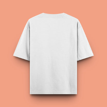 Unisex Oversized 100% Cotton T-Shirt |  White