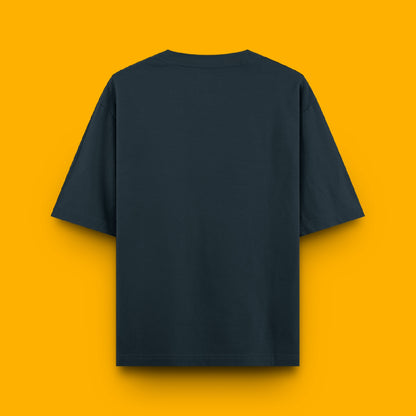 Unisex Oversized 100% Cotton T-Shirt |  Navy Blue