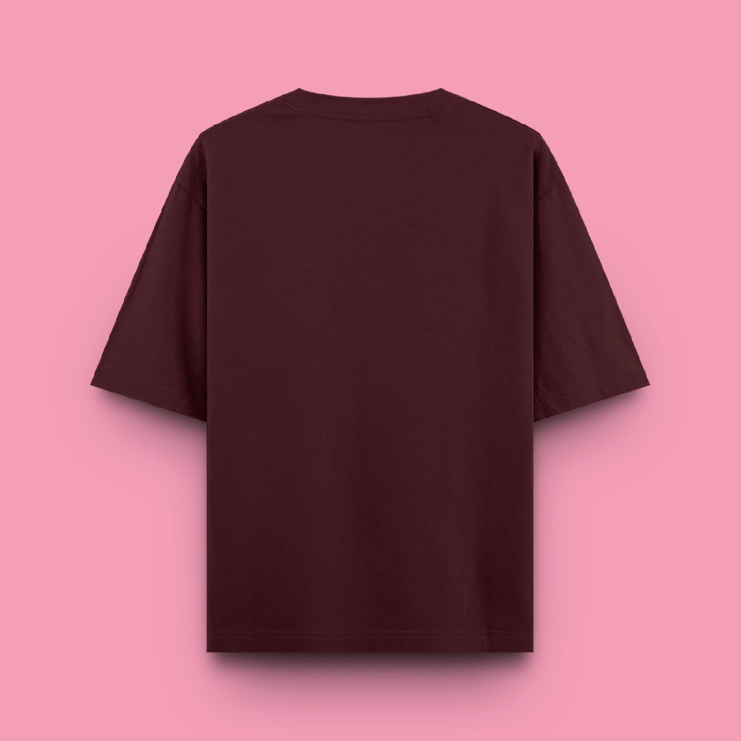Unisex Oversized 100% Cotton T-Shirt |  Maroon