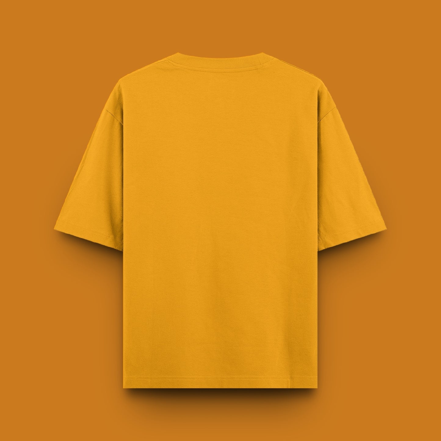 Unisex Oversized 100% Cotton T-Shirt |  Golden Yellow