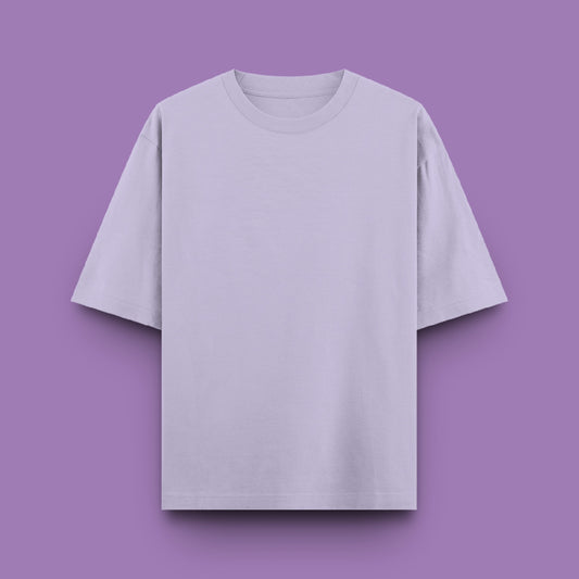 Unisex Oversized 100% Cotton T-Shirt |  Lavender