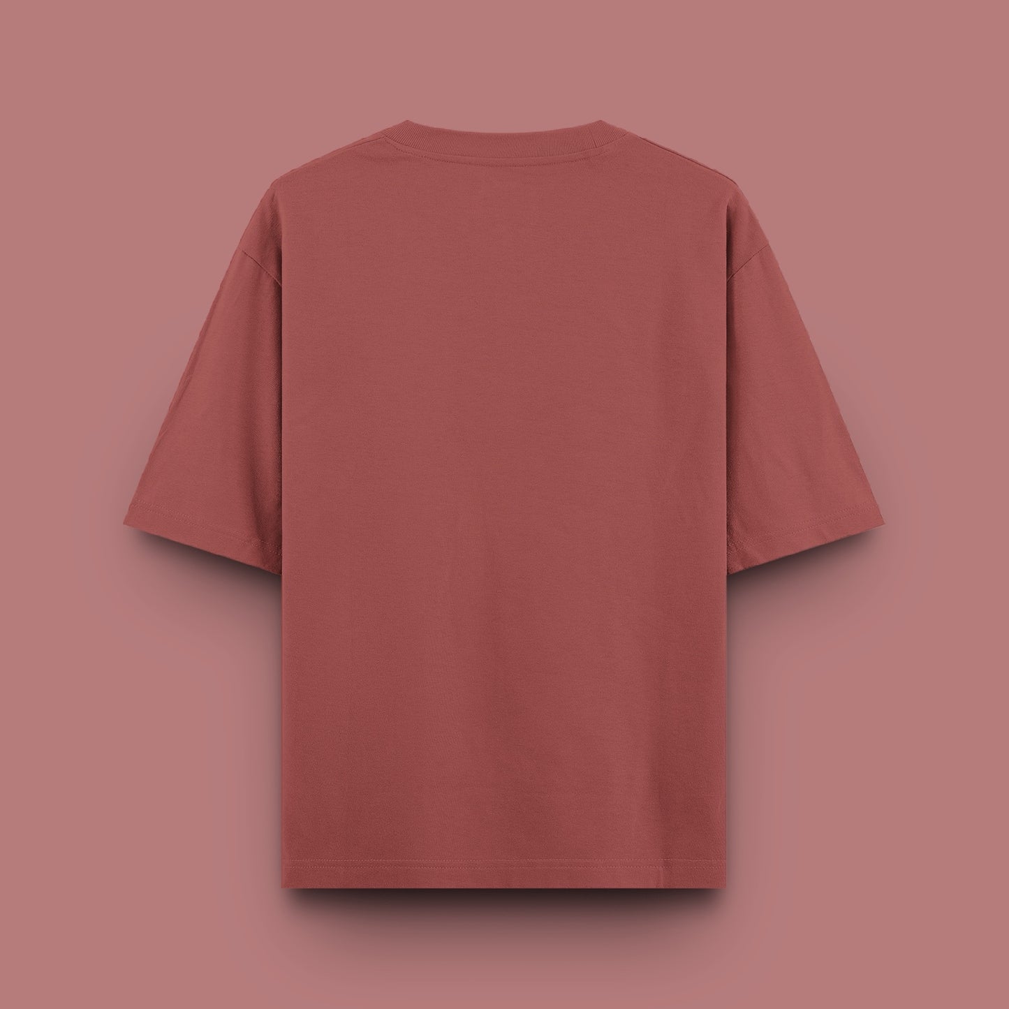 Unisex Oversized 100% Cotton T-Shirt |  Coral