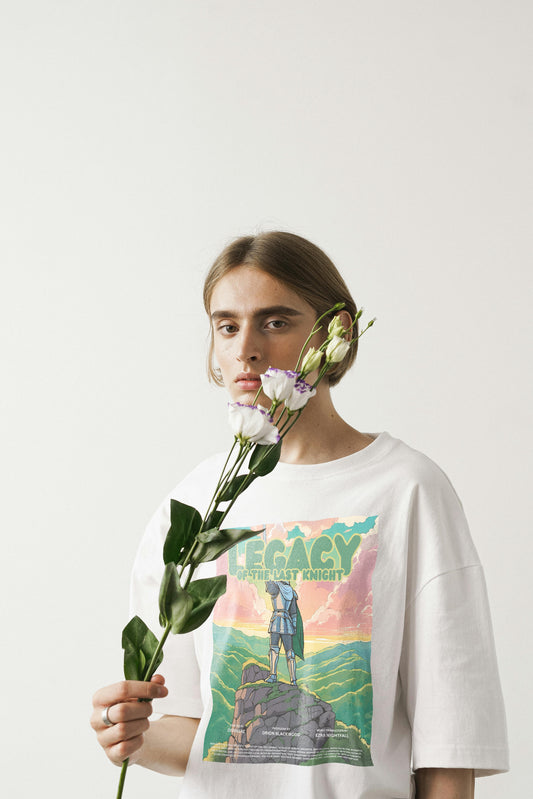 Unisex Terry Oversized T-Shirt |  Knight Edition | White