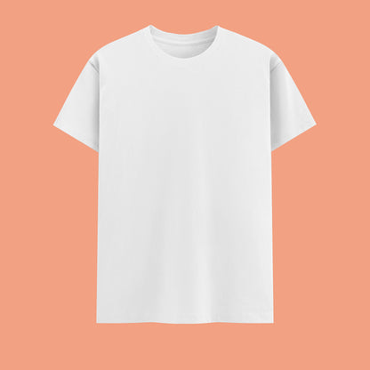 Unisex Regular Fit 100% Cotton T-Shirt | White