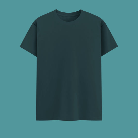 Unisex Regular Fit 100% Cotton T-Shirt | Petrol Blue