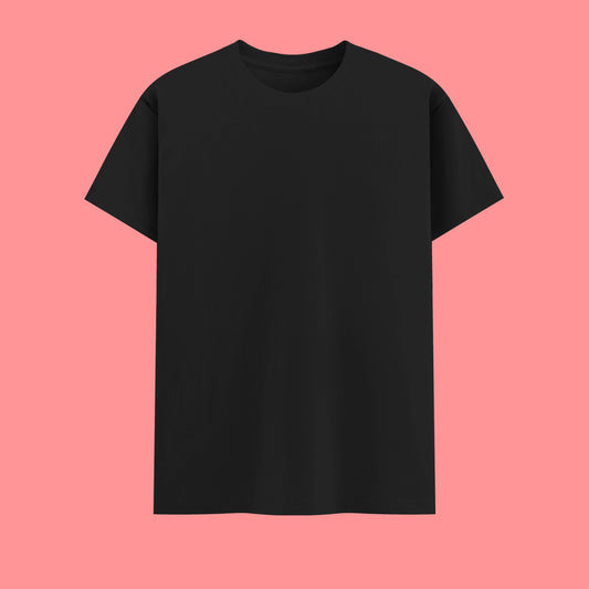 Unisex Regular Fit 100% Cotton T-Shirt | Black