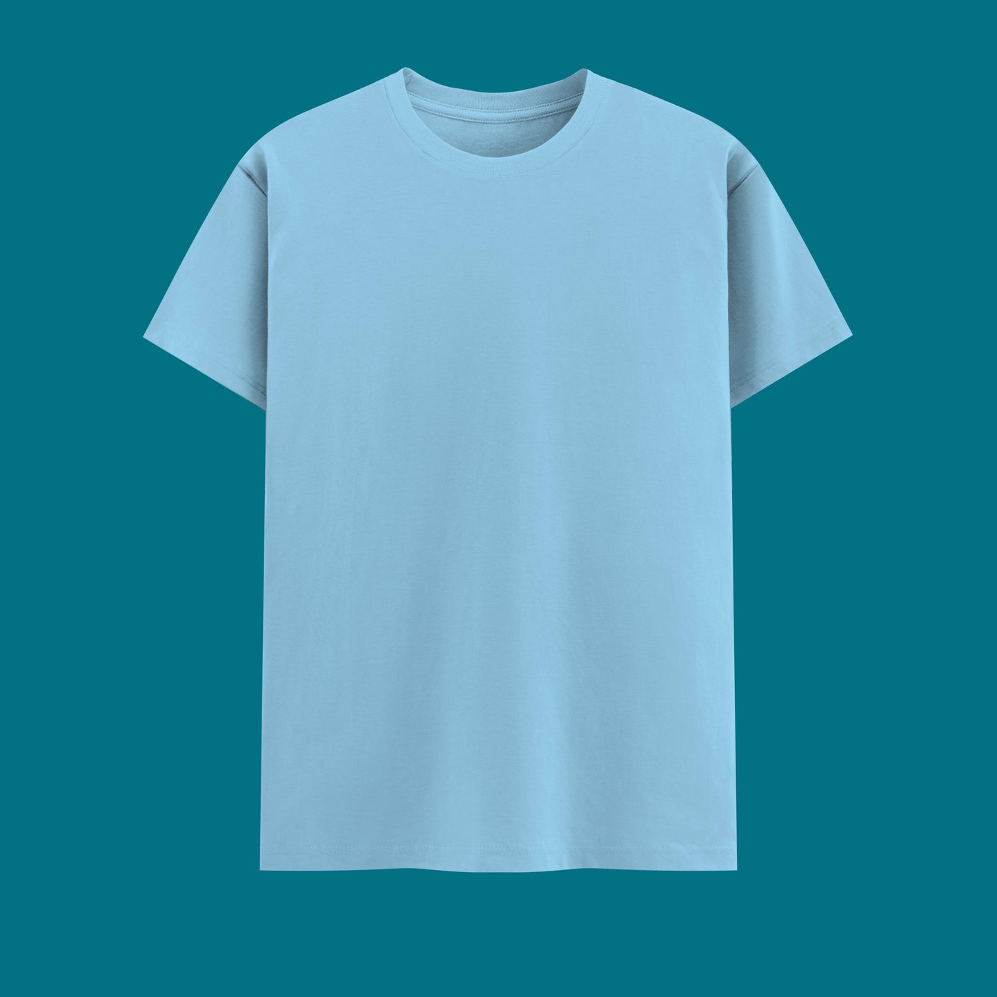 Unisex Regular Fit 100% Cotton T-Shirt | Baby Blue