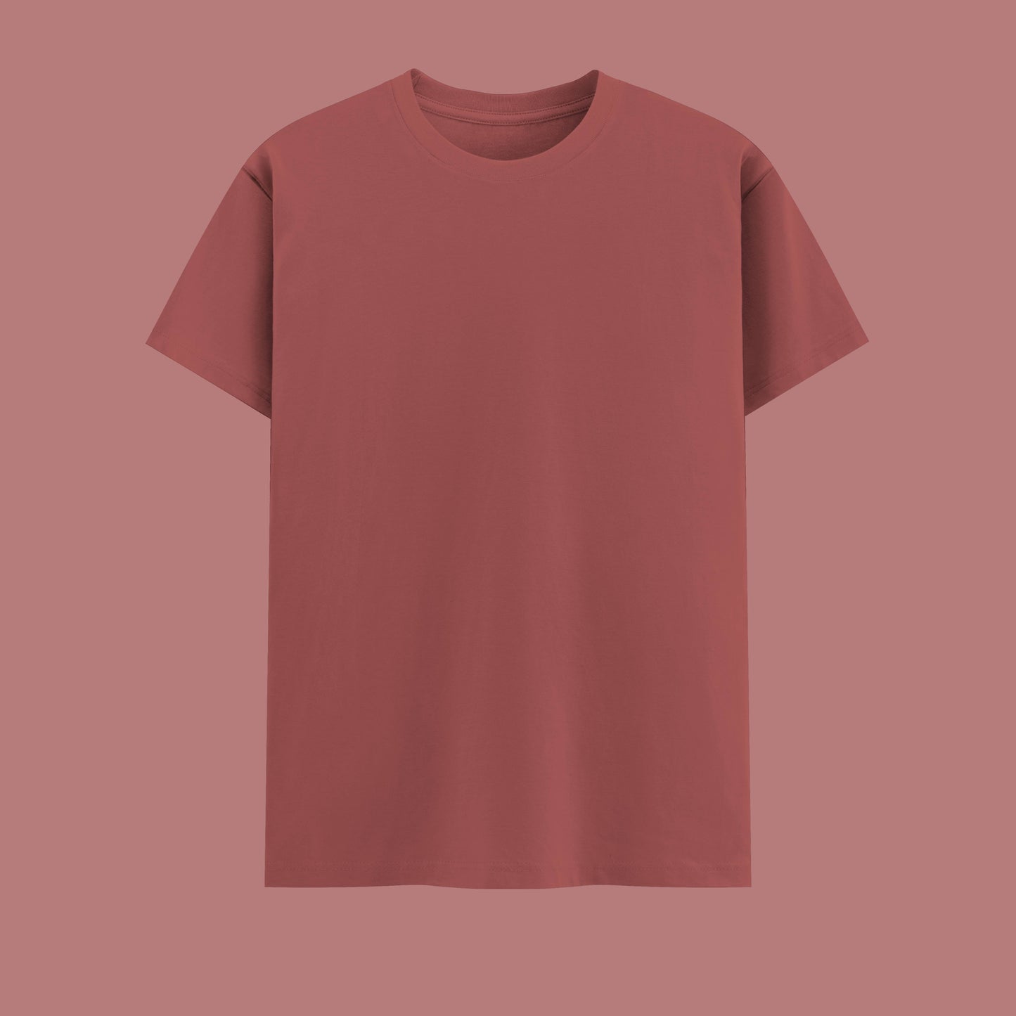 Unisex Regular Fit 100% Cotton T-Shirt | Coral