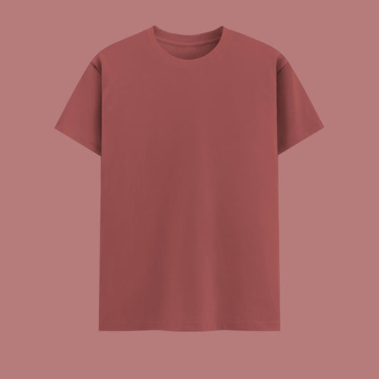 Unisex Regular Fit 100% Cotton T-Shirt | Coral